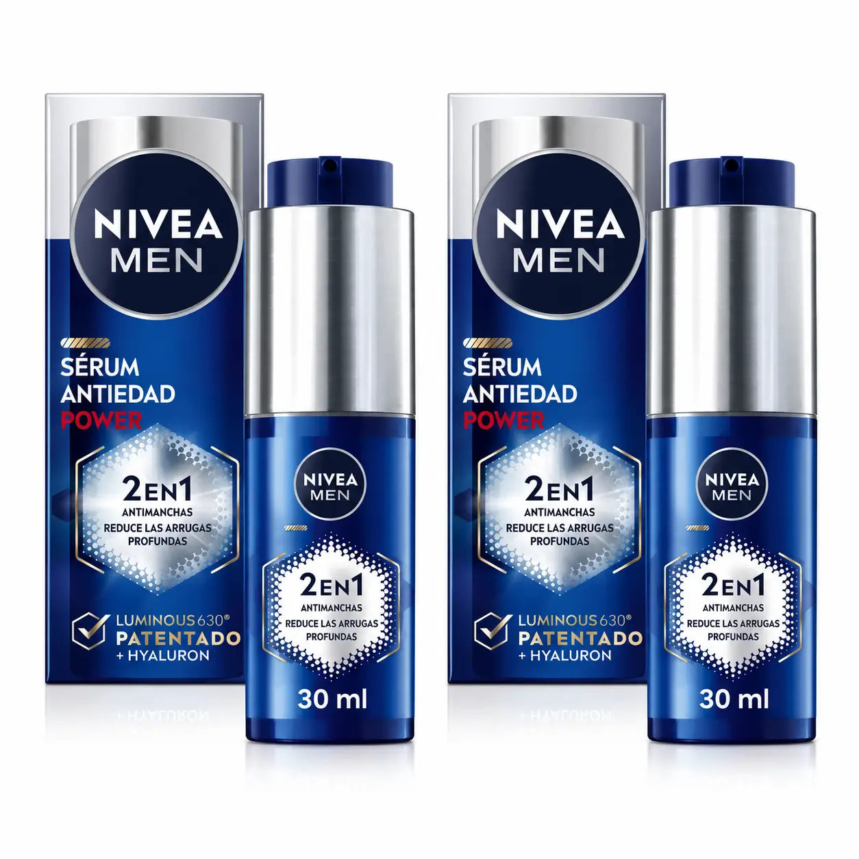 Nivea Men Power Anti-Spot & Anti-Wrinkle Serum 2In1, 30 ml, pack 2