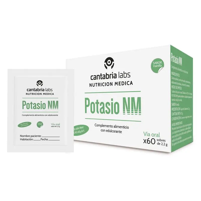 Potassium NM 2,2g x 60 sachets, Cantabria Labs Nutrición Médica