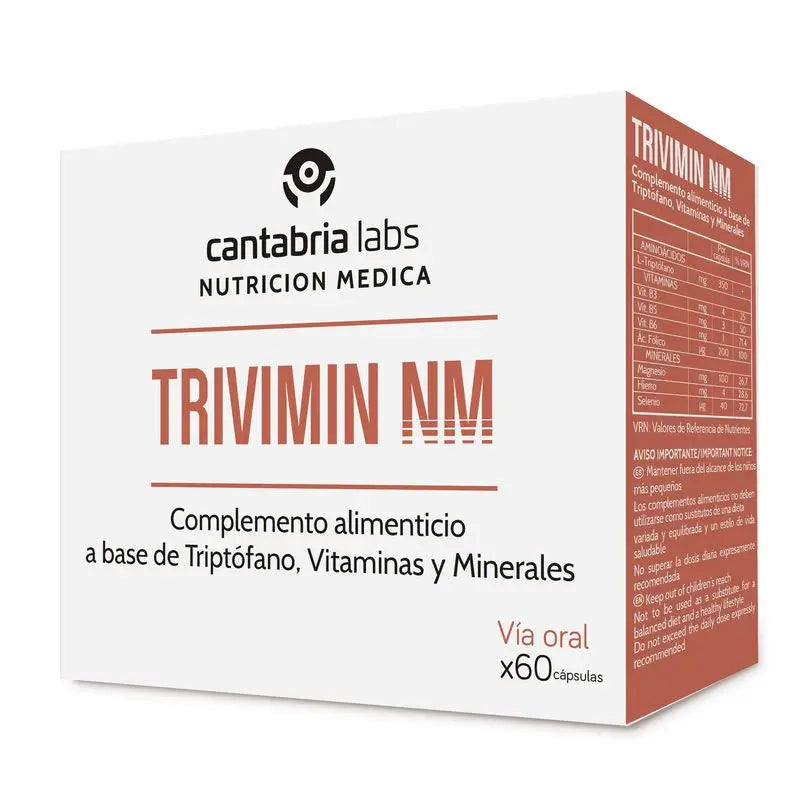 Trivimin NM 60 Capsules, Cantabria Labs Medical Nutrition