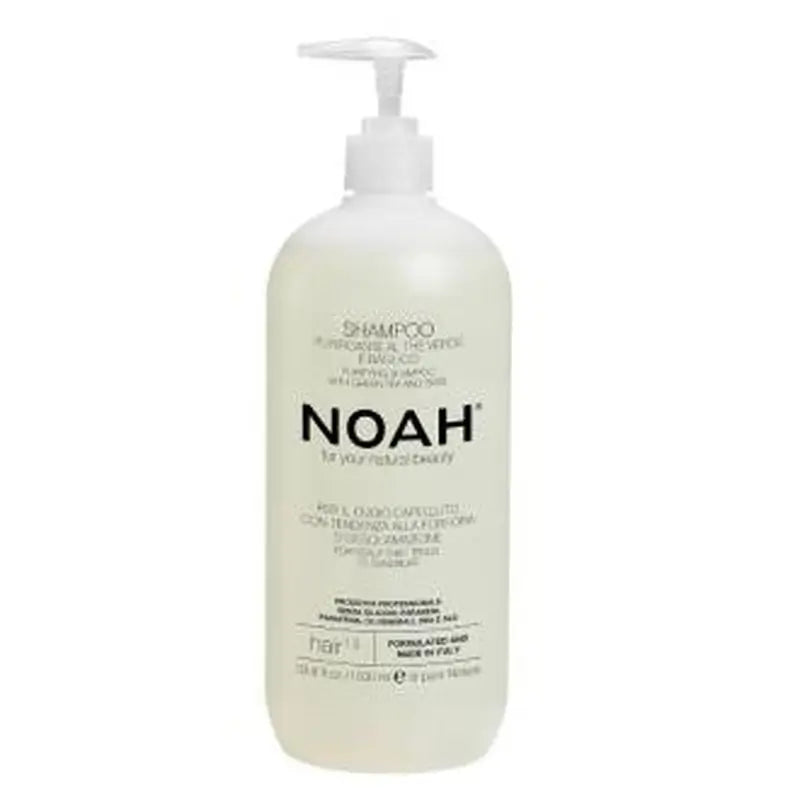 Noah Purifying Shampoo With Green Tea And Basil 1000Ml.
