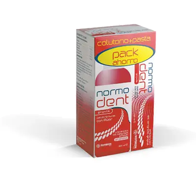 Normodent Gingivitis Pack - Mouthwash + Toothpaste