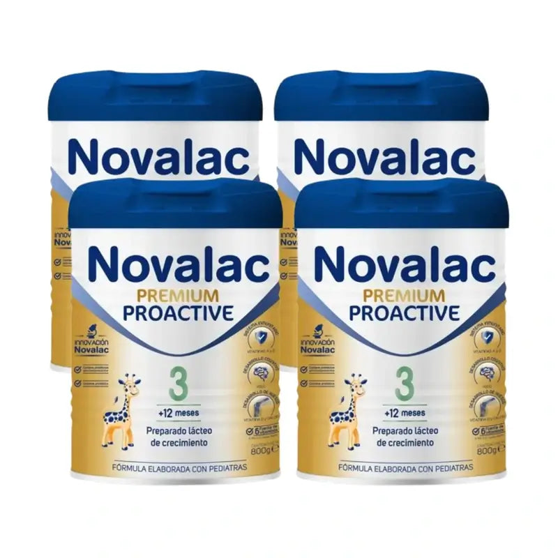 Novalac Premium Proactive 3 Growing-Up Milk, 4X800 Gr
