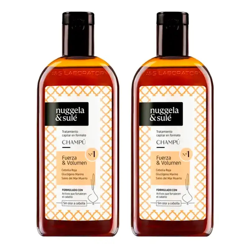 Nuggela & Sule Shampoo Premium Onion Extract Weak & Oily Hair, Pack 2 x 250 ml