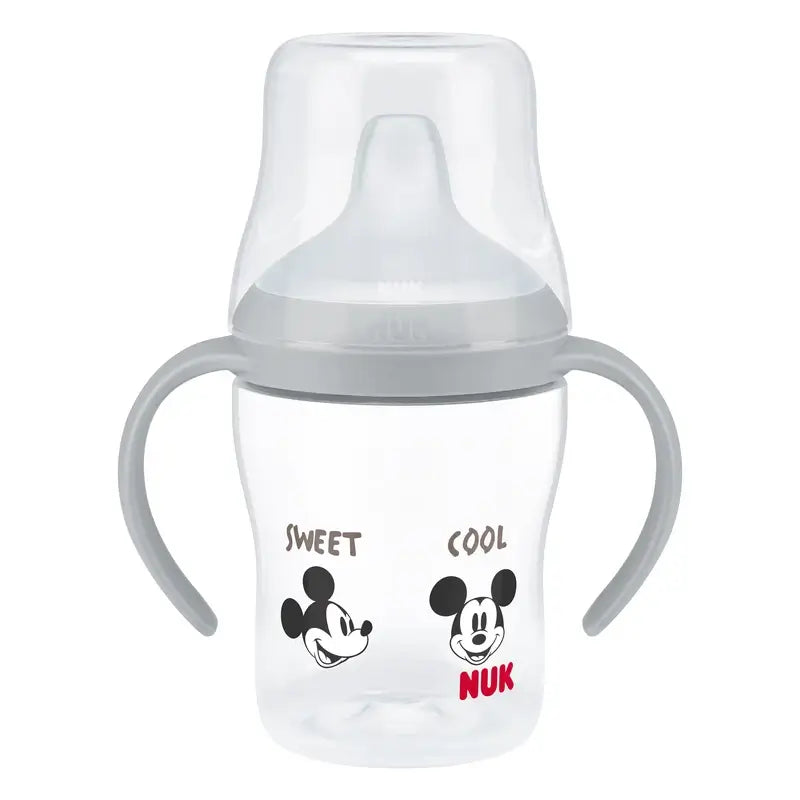 NUK Perfect Match Training Bottle 150 ml 6m+ Mickey Mouse Grey