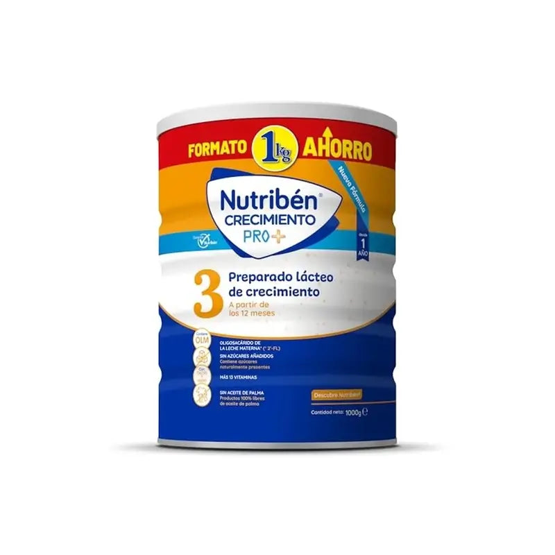 Nutribén Growth Pro+ 3 Milk, 1000g