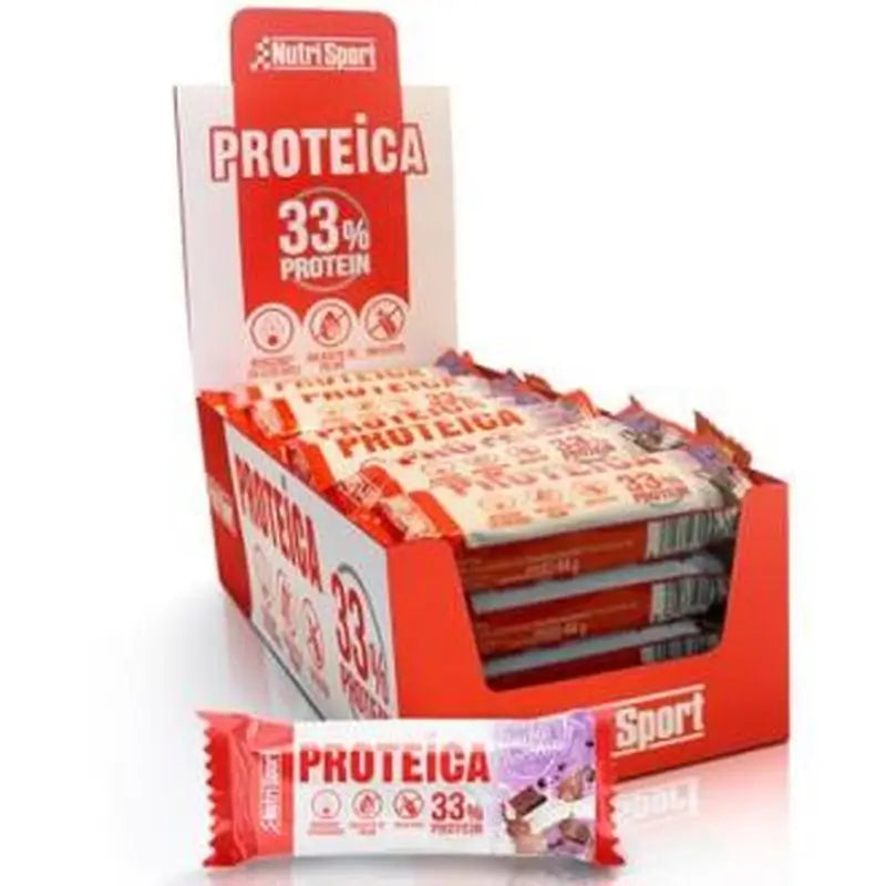 Nutrisport Double Chocolate Protein Bar 24Uds.