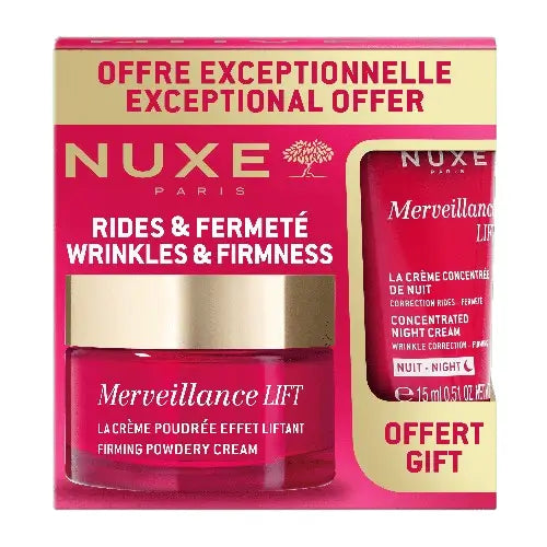 Nuxe Merveillance Lift Lifting Effect Powder Cream (Pn) 50Ml + Night Cream 15Ml, 65 ml
