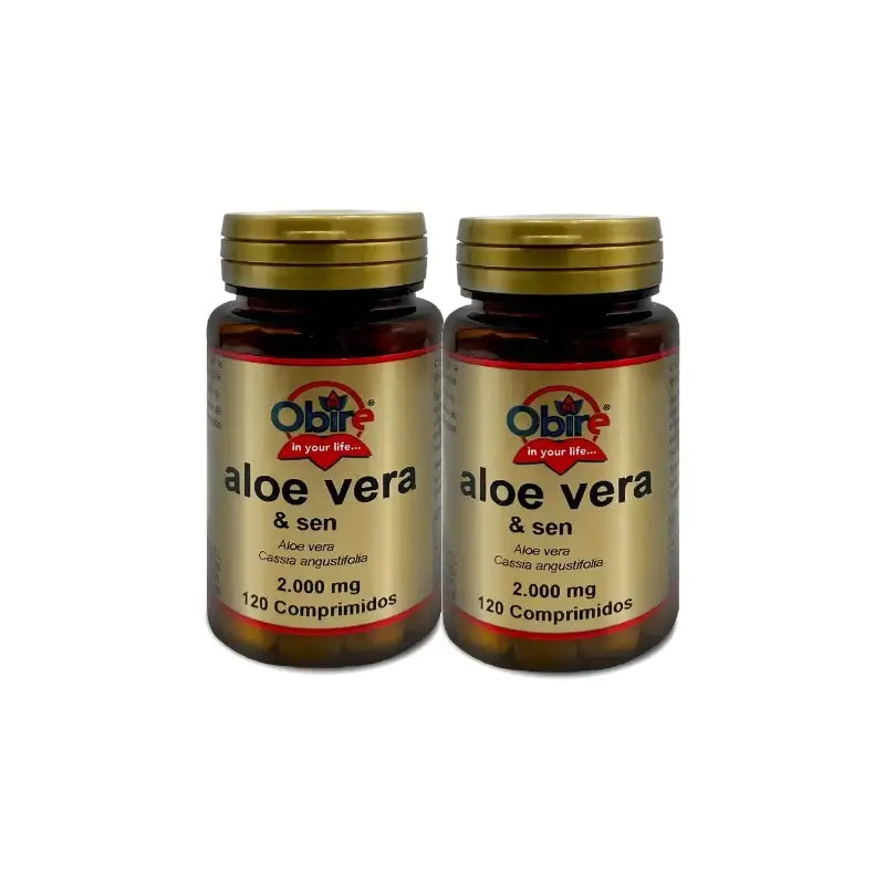 Obire Aloe Vera, Pack of 2 x 120 tablets