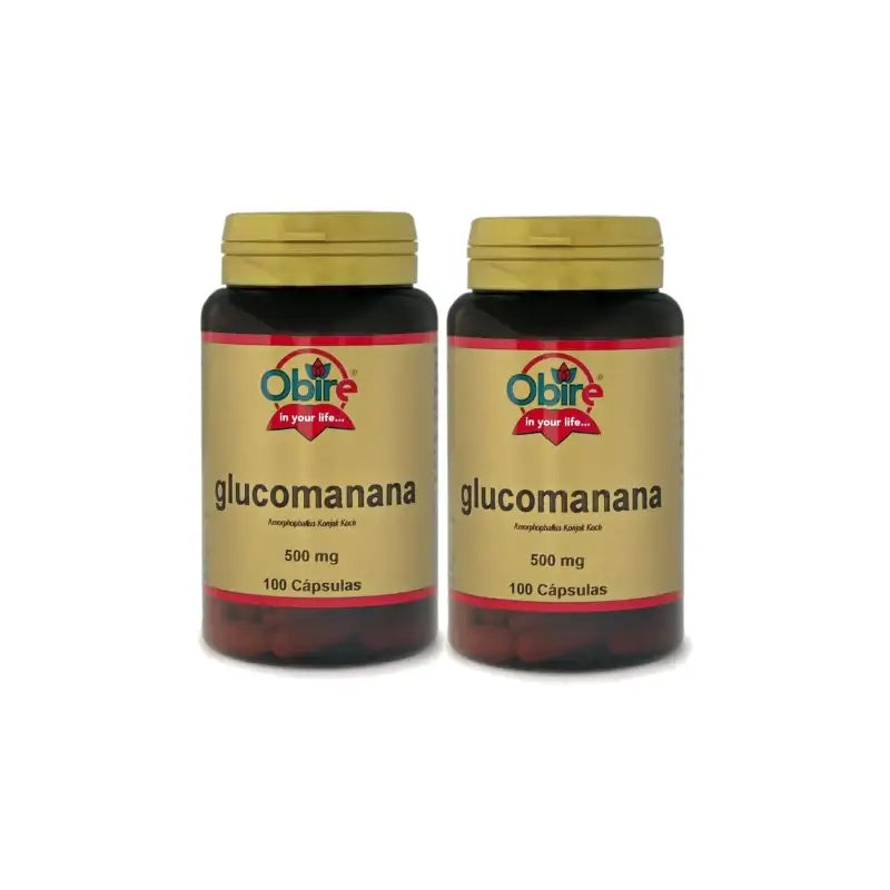 Obire Glucomannan, Pack of 2 x 100 capsules