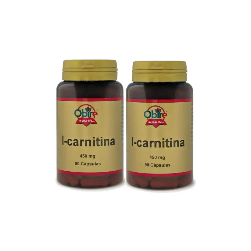 Obire L-Carnitine, Pack of 2 x 90 capsules