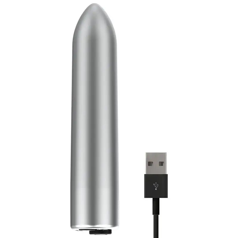 Ohmama Vibrating Bullet 10 Vibration Modes - Silver