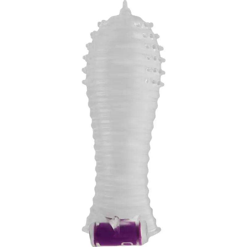 Ohmama For Him Textured Penis Sleeve with Vibrating Bullet
