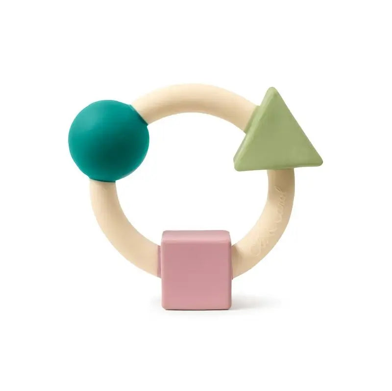 Oli&Carol X Bauhaus Movement Teething Ring Soft Rattle