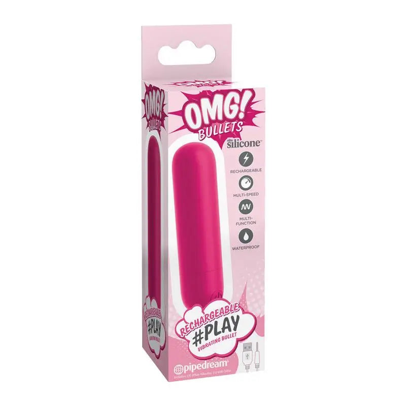 Omg Play Pink Vibrating Bullet