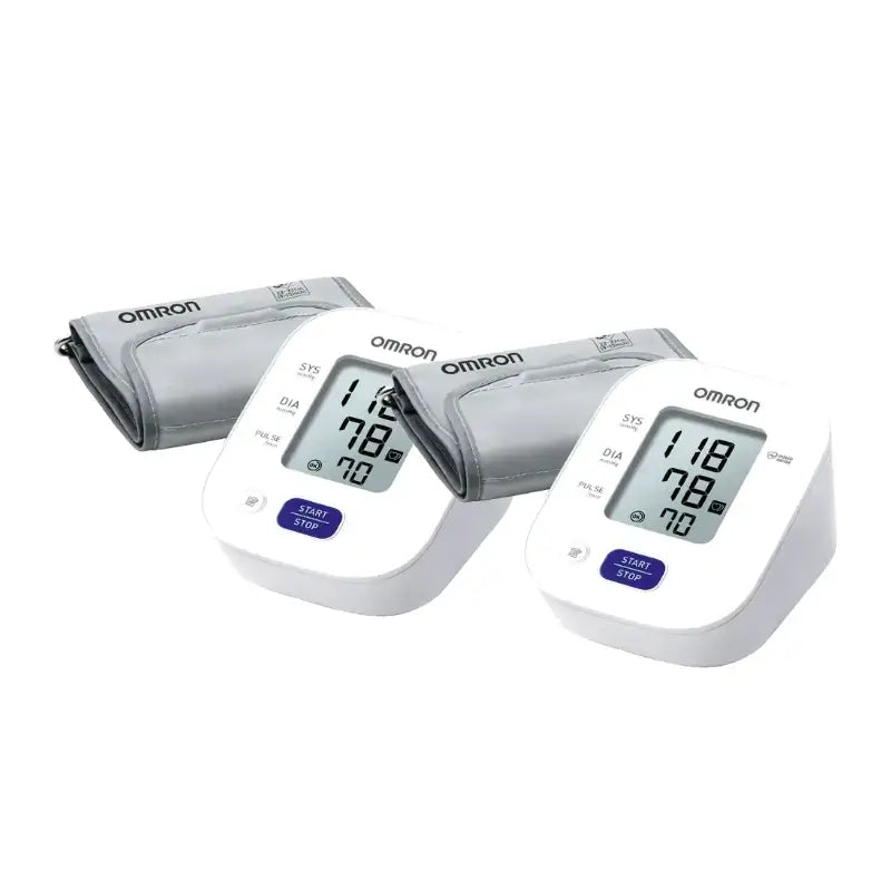 Omron M2 Basic Upper Arm Blood Pressure Monitor, pack of 2