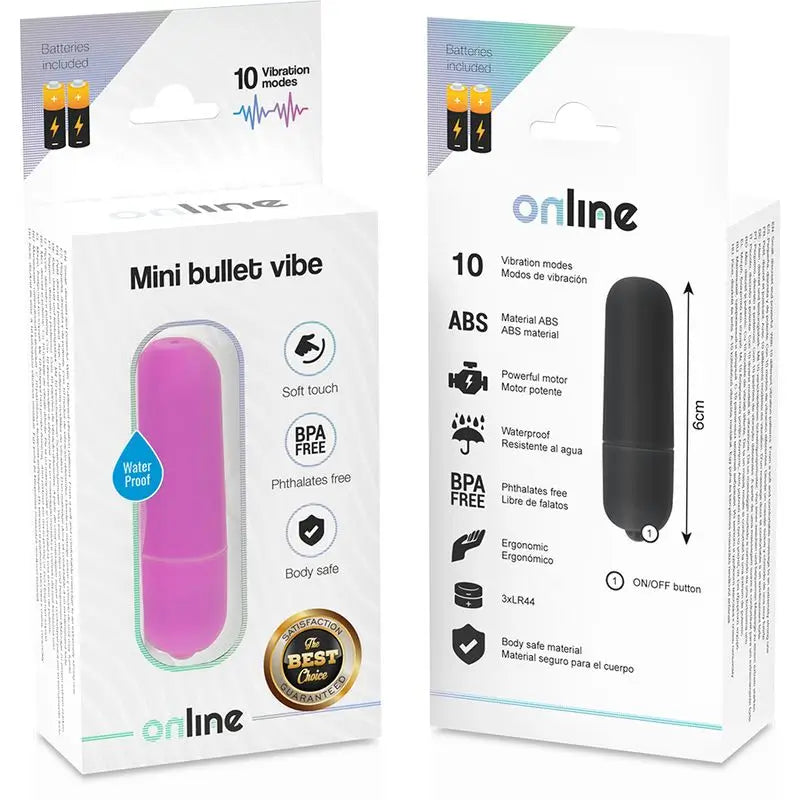 Online Mini Vibrating Bullet - Lilac