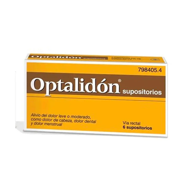 Optalidon Suppositories, 6 units