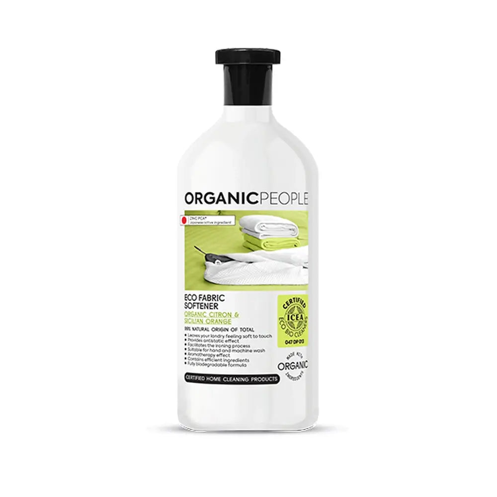 Organic People Organic Fabric Softener. Organic Citron & Sicilian Orange, 1000 Ml