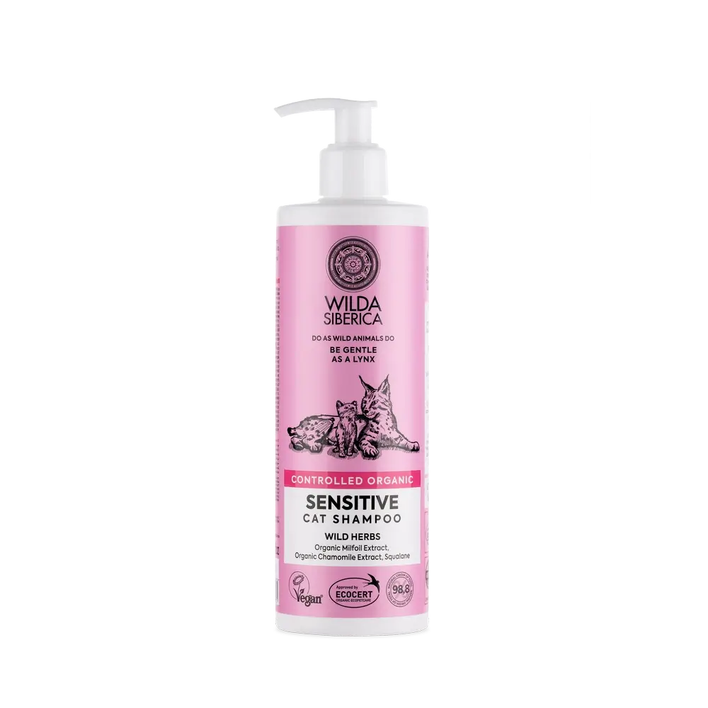 Organic Shop Sensitive Cat Shampoo, 400 Ml