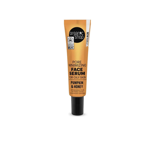 Organic Shop Organic Shop Pore Minimising Facial Serum For Oily Skin Pumpkin & Honey, 30 Ml