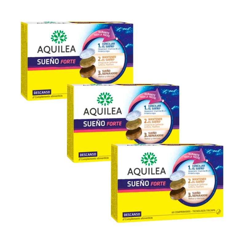 Pack Aquilea Sueño Forte 60 scoops x 3