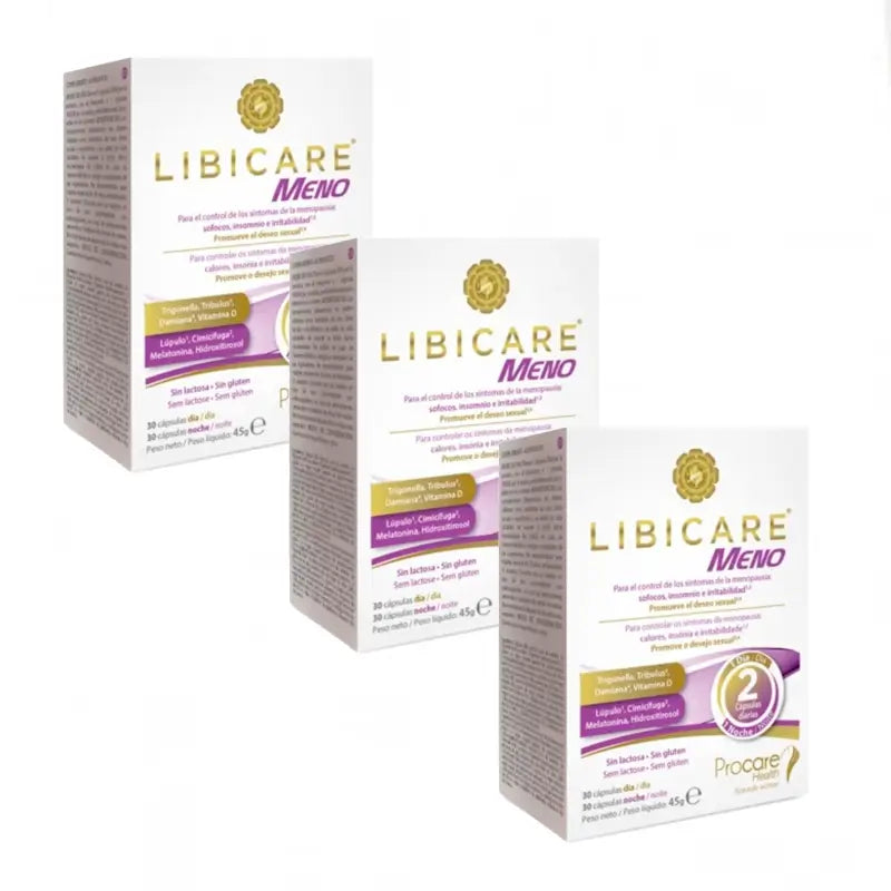 Libicare Meno, Pack 3x60 Capsules