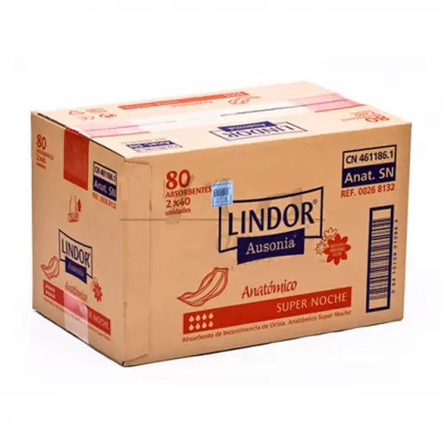 Lindor Anatomical Diaper Super Night, 80 Units
