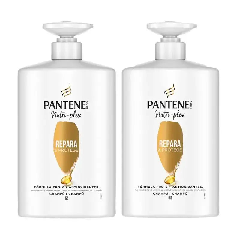Pantene Nutri Plex Repair & Protect Shampoo, Pack 2 x 1000Ml