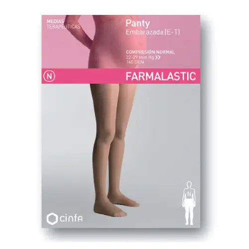 Farmalastic Compression Panty Normal Pregnant Beige, Size M