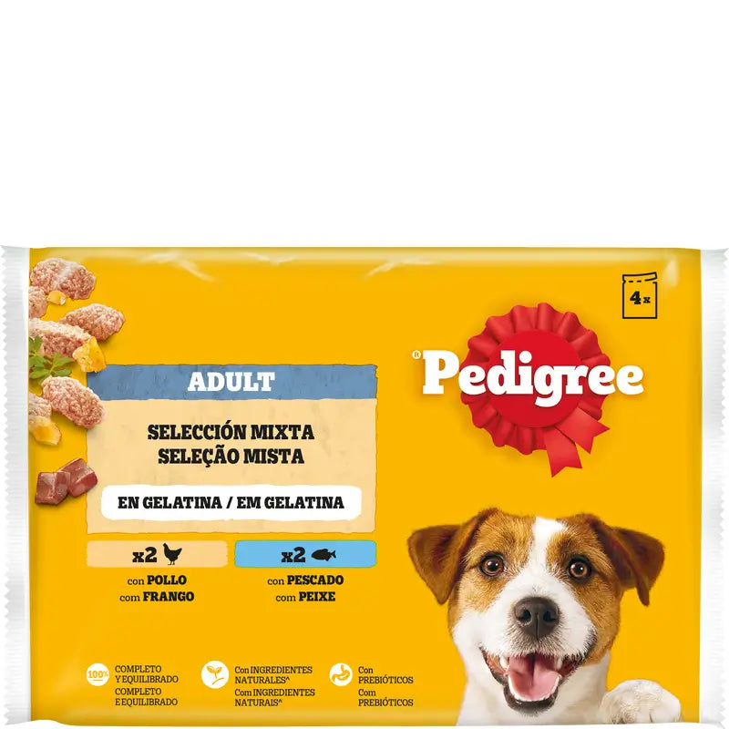 Pedigree Sachets 4Pack Chicken & Lamb 13X4X100
