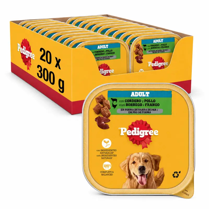 Pedigree Chicken Lamb Portion Box 20X300Gr