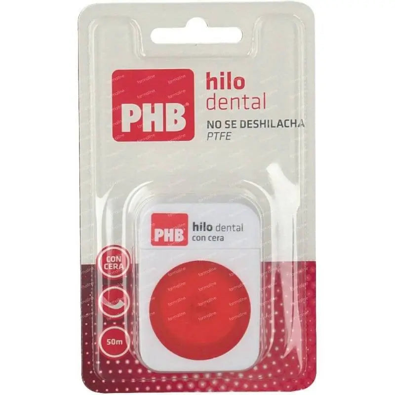 PHB Waxed Dental Floss, 50 m