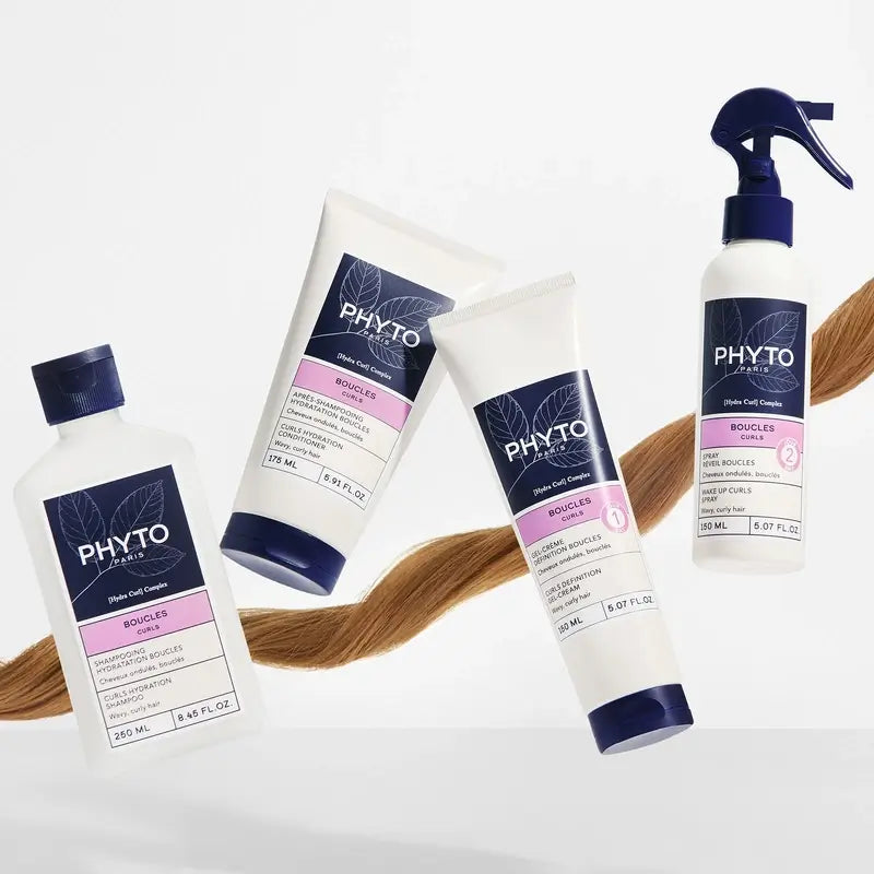 Phyto Curls Curl Moisturising Shampoo, 250 ml