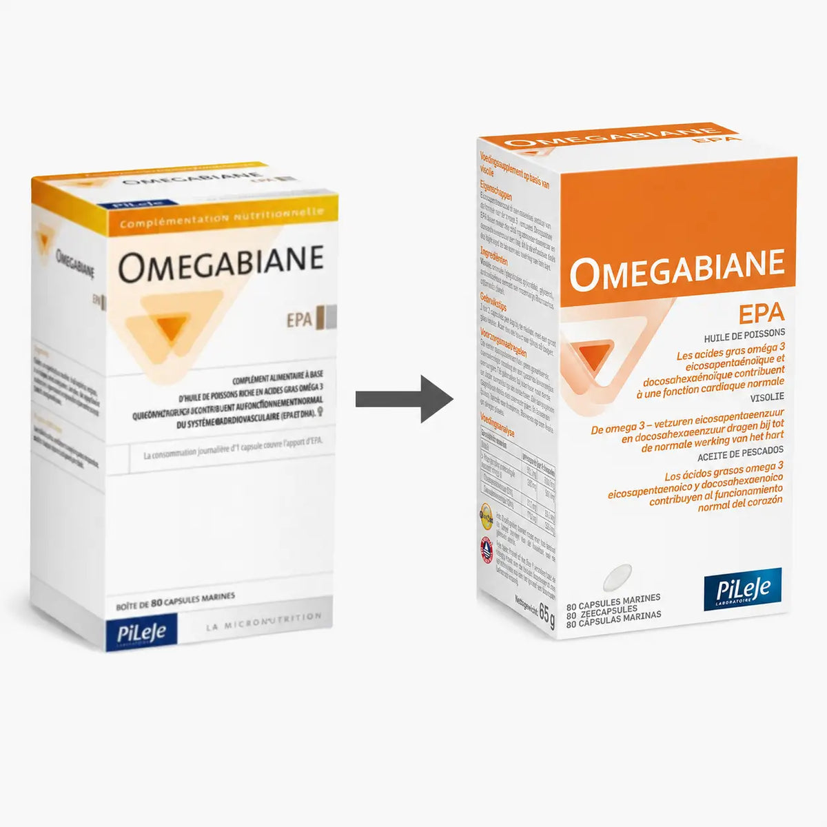 Pileje Omegabiane Epa 80 Capsules