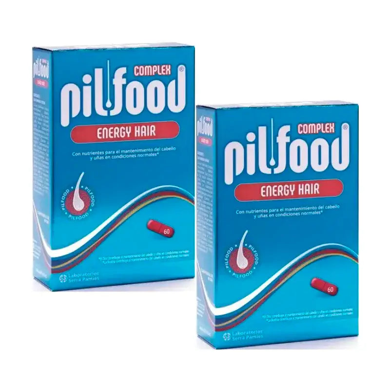 Pilfood Complex Hair and Nail Nutrients, Pack 2 x 60 tablets