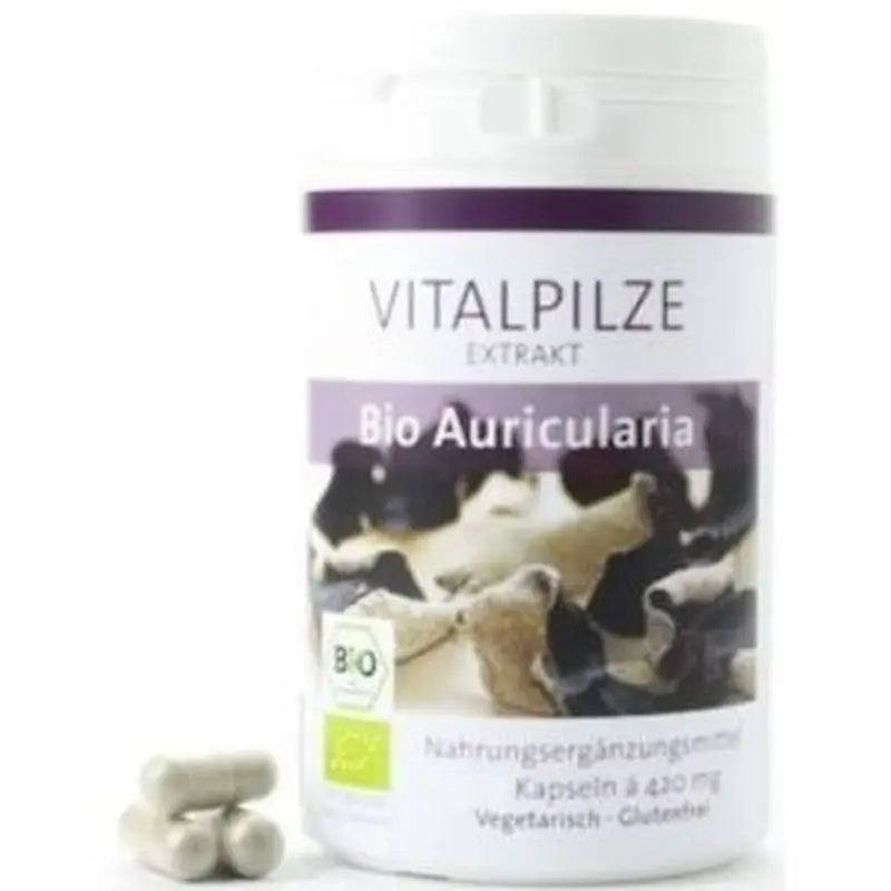 Pilze Wolhrab Auricularia Bio 60 Capsules