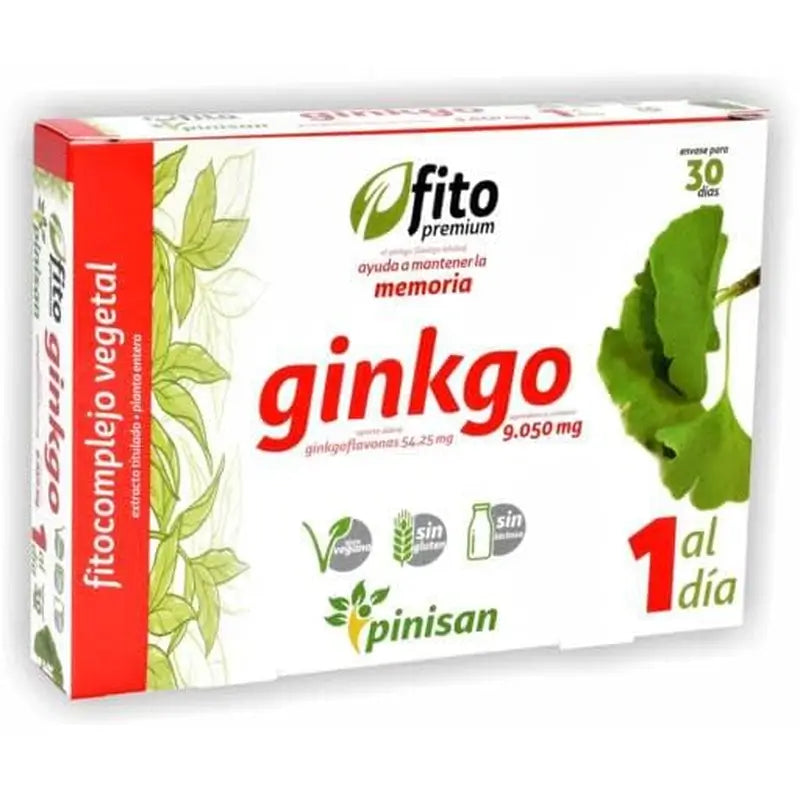 Pinisan Fitopremium Ginkgo , 30 capsules