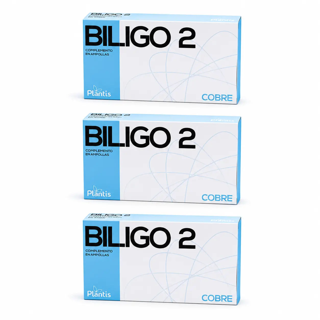 Plantis Biligo 2 Copper 20 ampoules x 2 ml, pack of 3