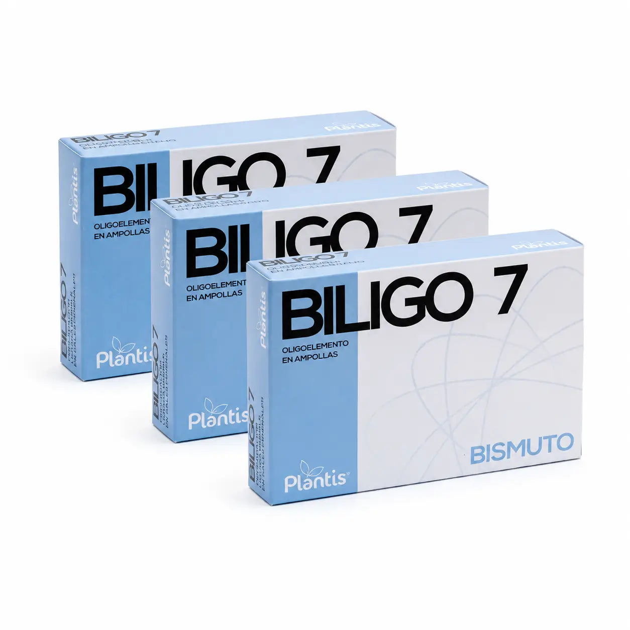 Plantis Biligo 7 Bismuth 20 ampoules x 2 ml, pack of 3