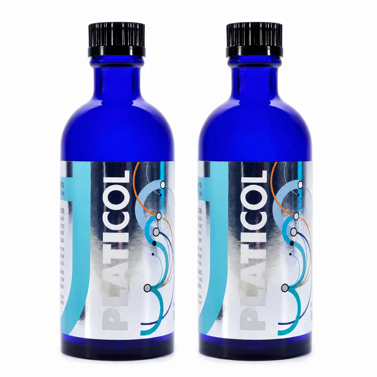 Plantis Platicol Colloidal Silver 20 ppm, 100 ml, pack of 2