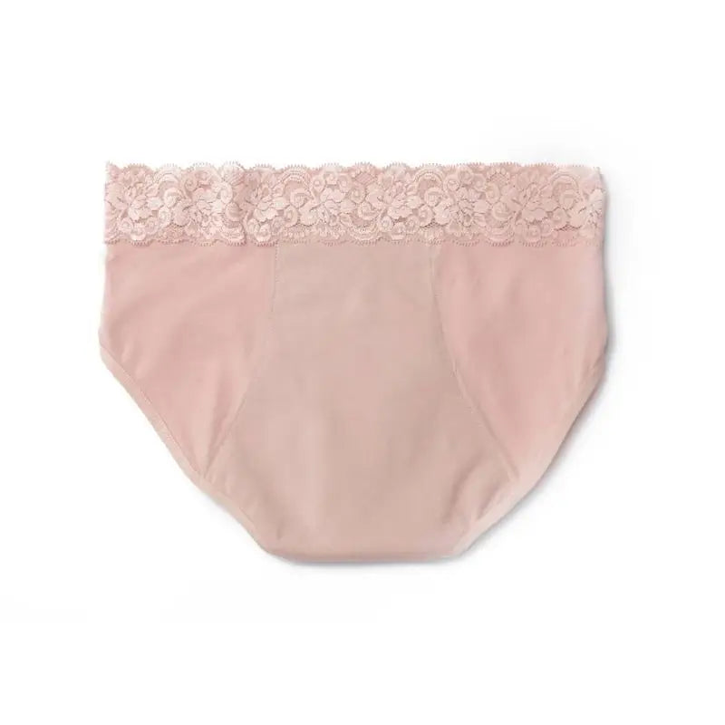 Platanomelon Kiwitas Lace Menstrual Panties Nude / S