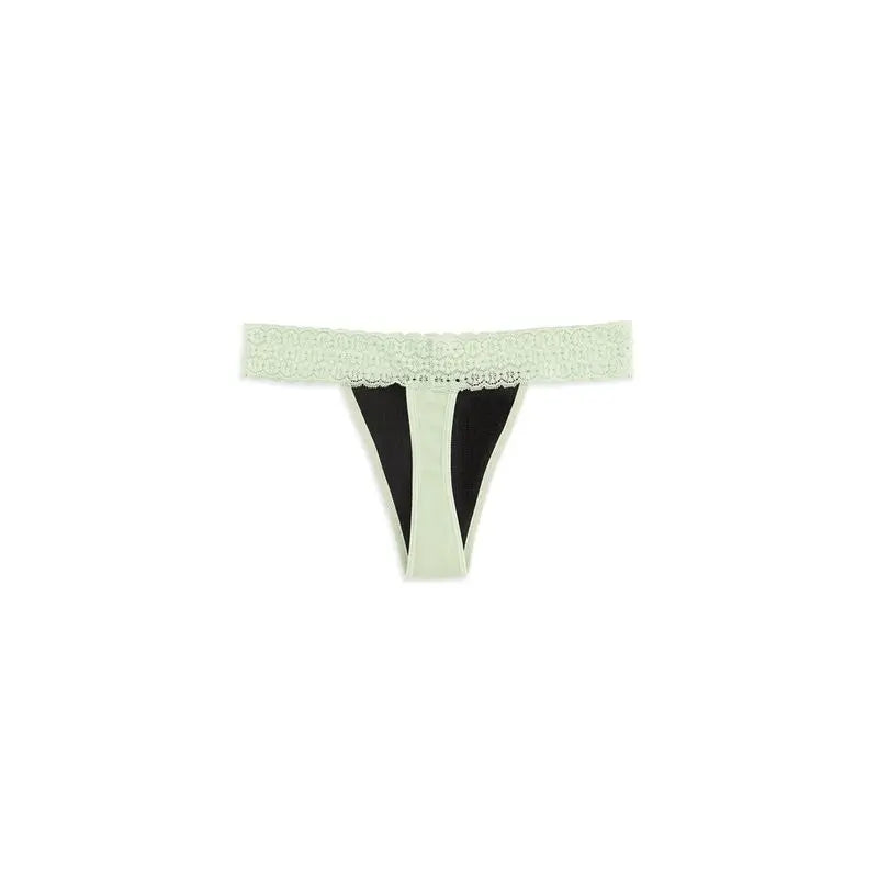 Platanomelon Kiwitas Tanga Lace Menstrual Panties Mint / M