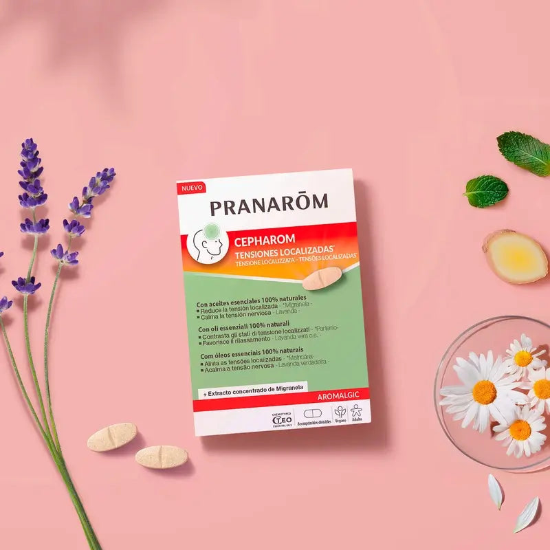 Pranarôm Aromalgic Cepharom Tablets, 8 pieces