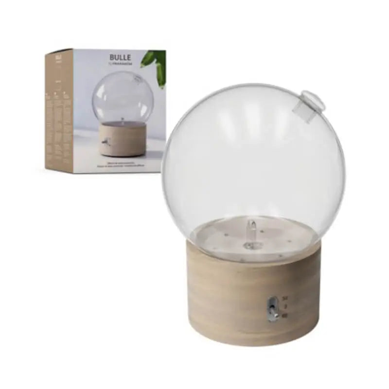 Pranarôm Bulle Wood and Glass Diffuser Bulle