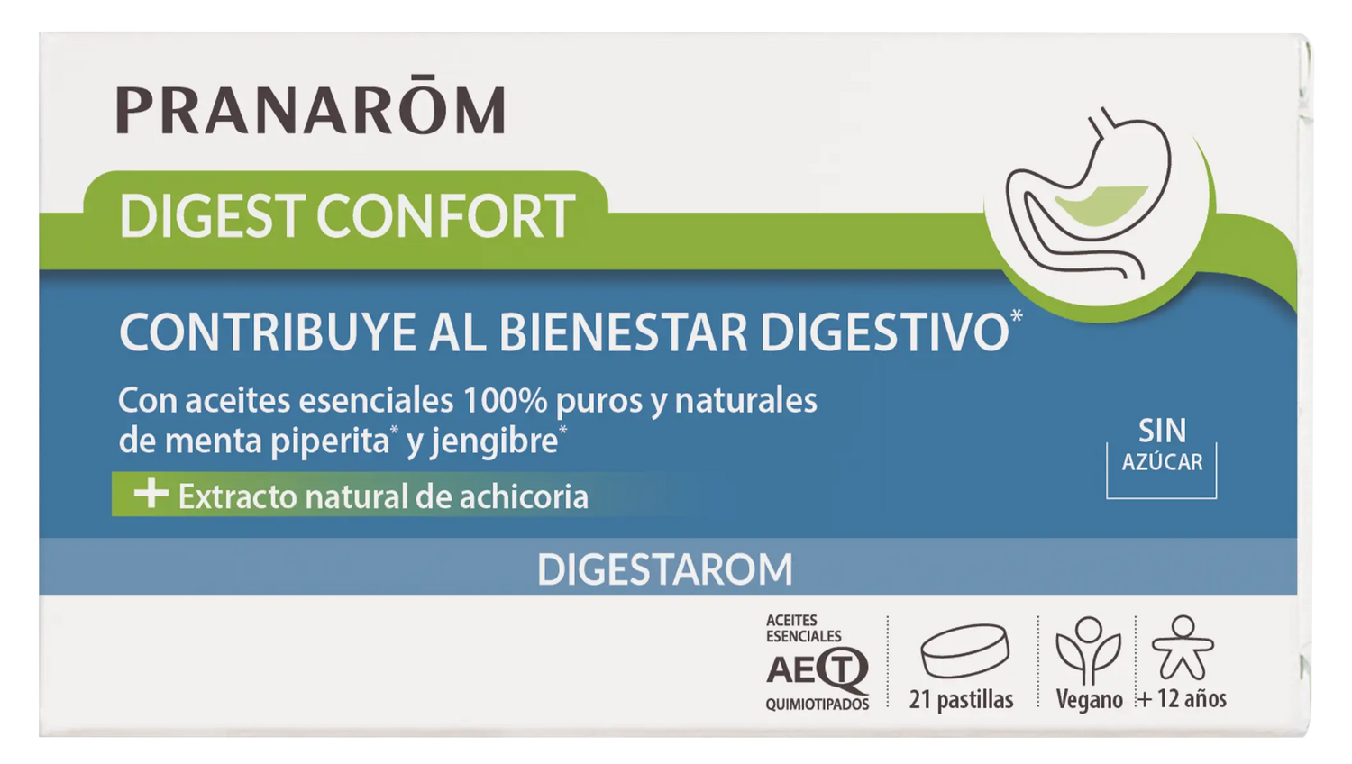 Pranarom Digest Digestive Comfort Peppermint & Ginger Essential Oil Vegan