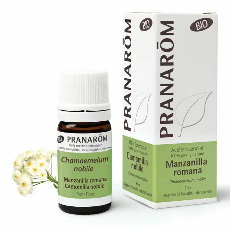 Pranarom Essential Oil Chemotyped Chamomile Noble Bio Relaxation and Skin Care 100% Pure & Natural , 10 ml