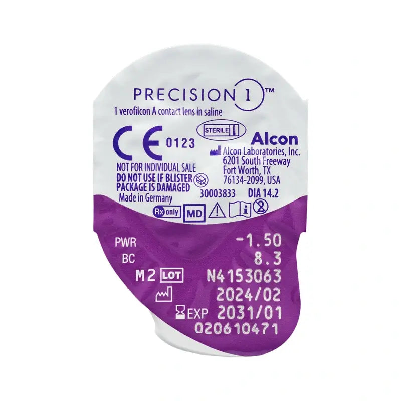 Precision1 Spherical Daily Lenses , 30 units