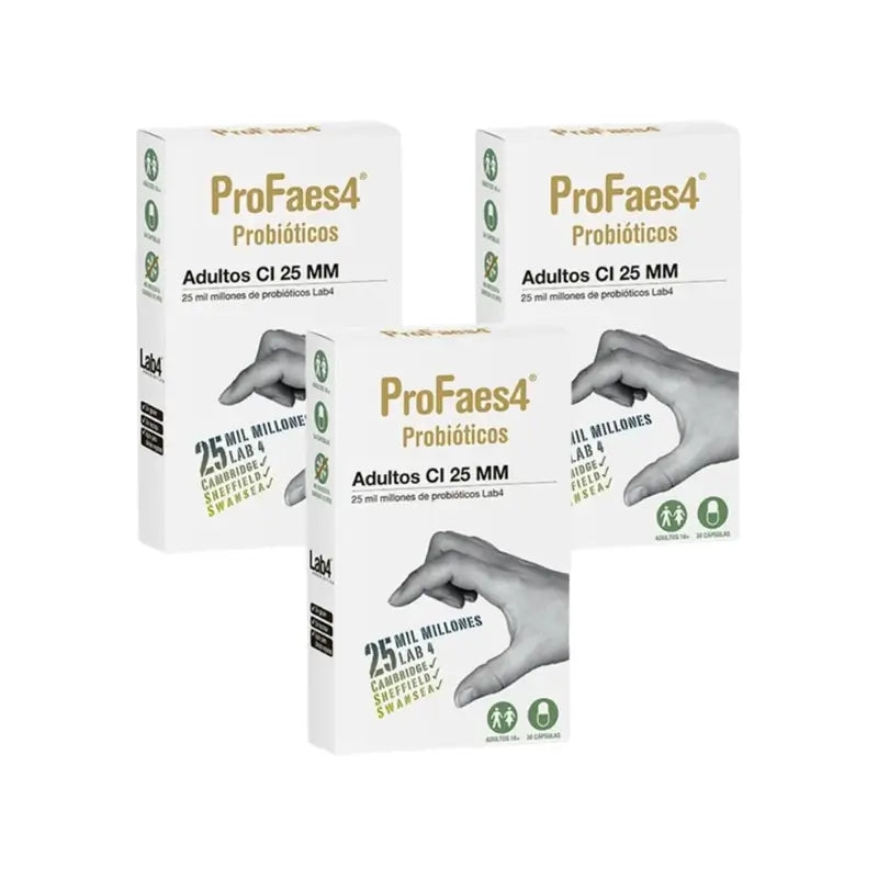 Profaes4 Probiotics Adult Ci 25Mm Pack 3 x 30 Tablets