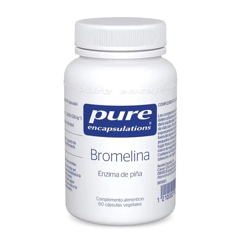 Pure Encapsulations Bromelain, 60 capsules