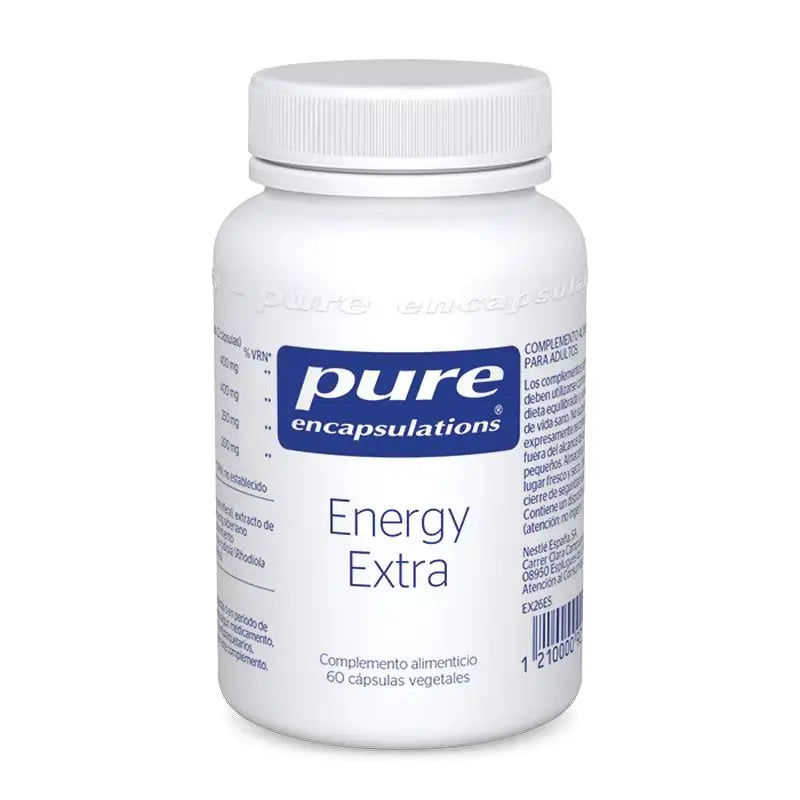 Pure Encapsulations Energy Extra, 60 capsules